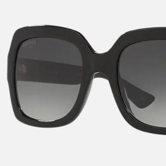 NWT - Gucci Black Minimal Square Sunglasses w/Logo - Picture 14 of 14